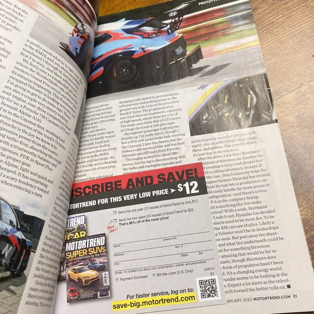 Motor Trend Magazine Feb 2020 Controversial TESTLA